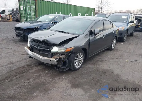 2012 Honda Civic Ex из США, поврежденный, VIN 2HGFB2F87CH306496
